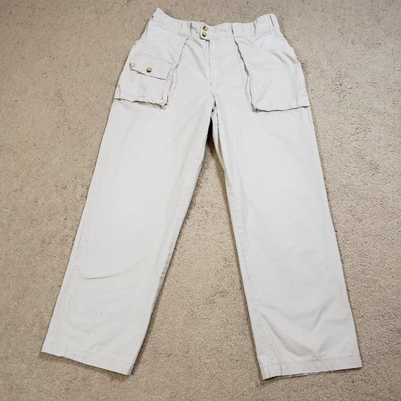Cabela's Pants Cabelas Cargo Pants Men 36 Tan Utility Work Trail